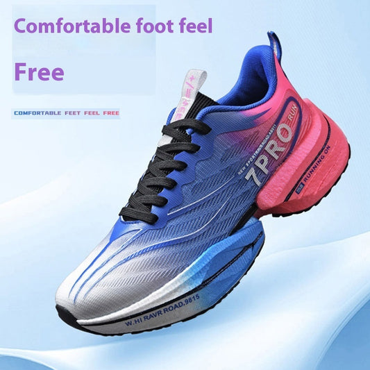 Unisex breathable lightweight running shoes with cushioned sole and vibrant color design — Trend Step