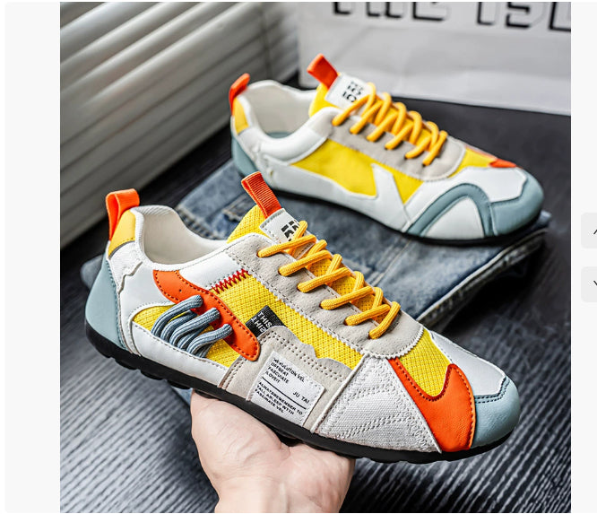 “Multi-color lightweight men’s sports shoes with breathable mesh and durable sole — Trend Step”