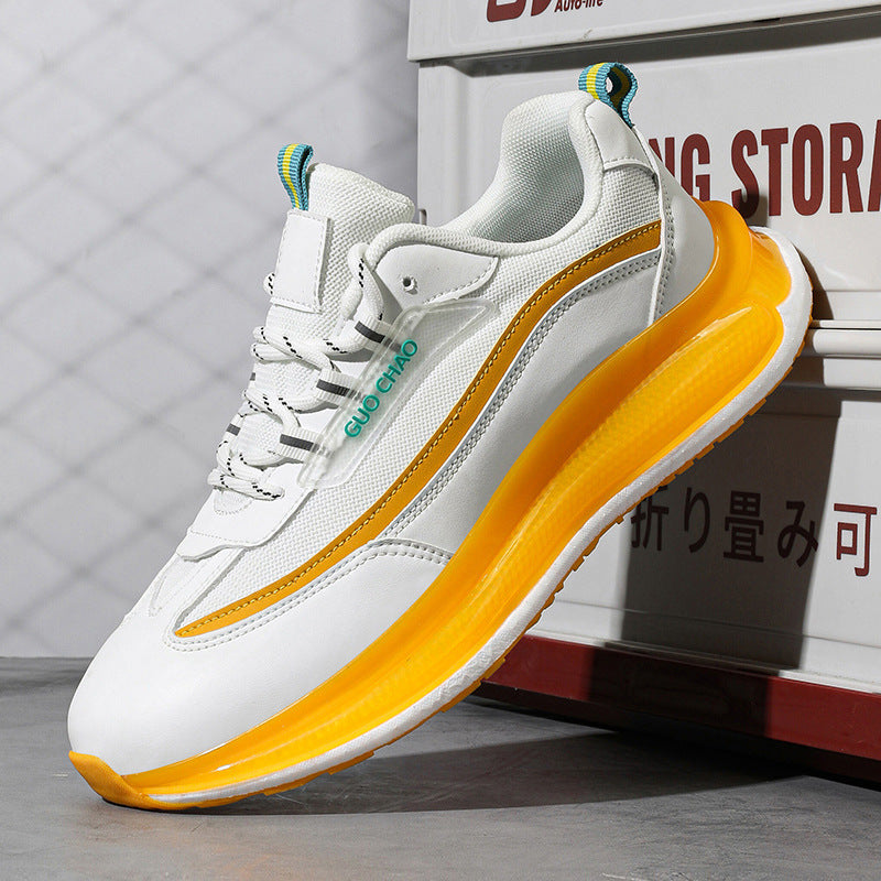 Men’s summer mesh performance running shoes with cushioned sole and blue detailing — Trend Ste