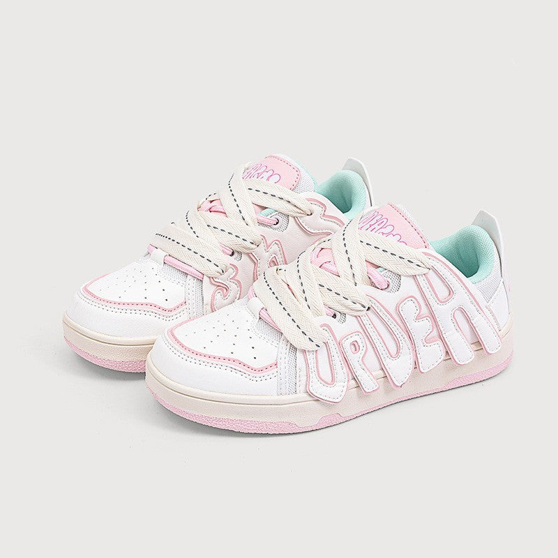 Unisex all-match lifestyle sneakers with soft cushioning and color-block design — Trend Step luxury footwear