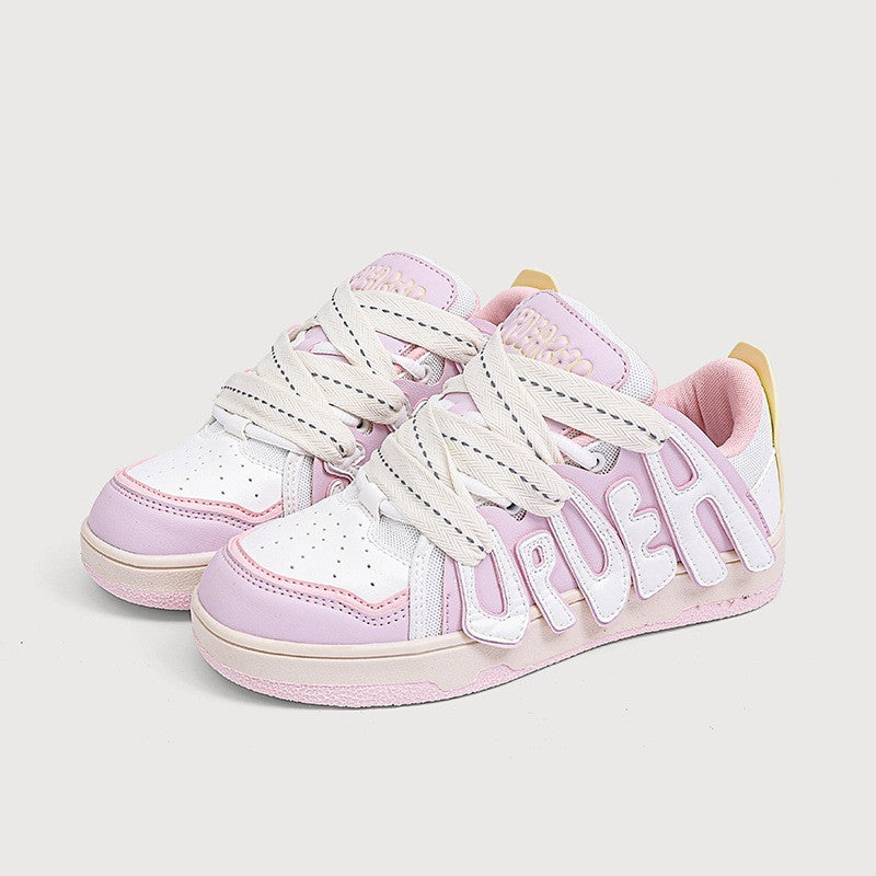 Unisex all-match lifestyle sneakers with soft cushioning and color-block design — Trend Step luxury footwear