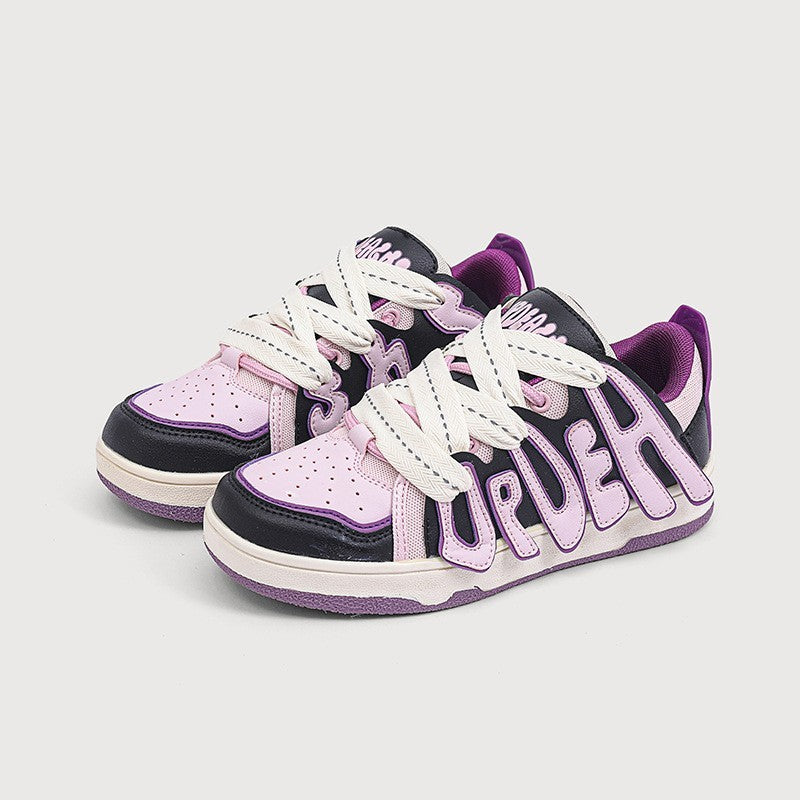 Unisex all-match lifestyle sneakers with soft cushioning and color-block design — Trend Step luxury footwear