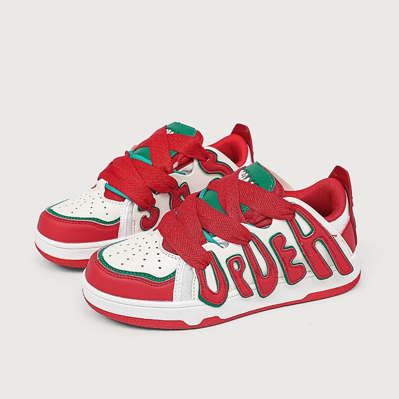 Unisex all-match lifestyle sneakers with soft cushioning and color-block design — Trend Step luxury footwear