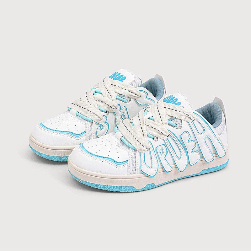 Unisex all-match lifestyle sneakers with soft cushioning and color-block design — Trend Step luxury footwear