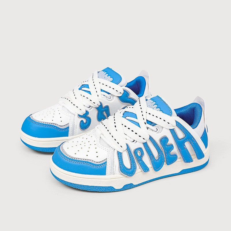 Unisex all-match lifestyle sneakers with soft cushioning and color-block design — Trend Step luxury footwear