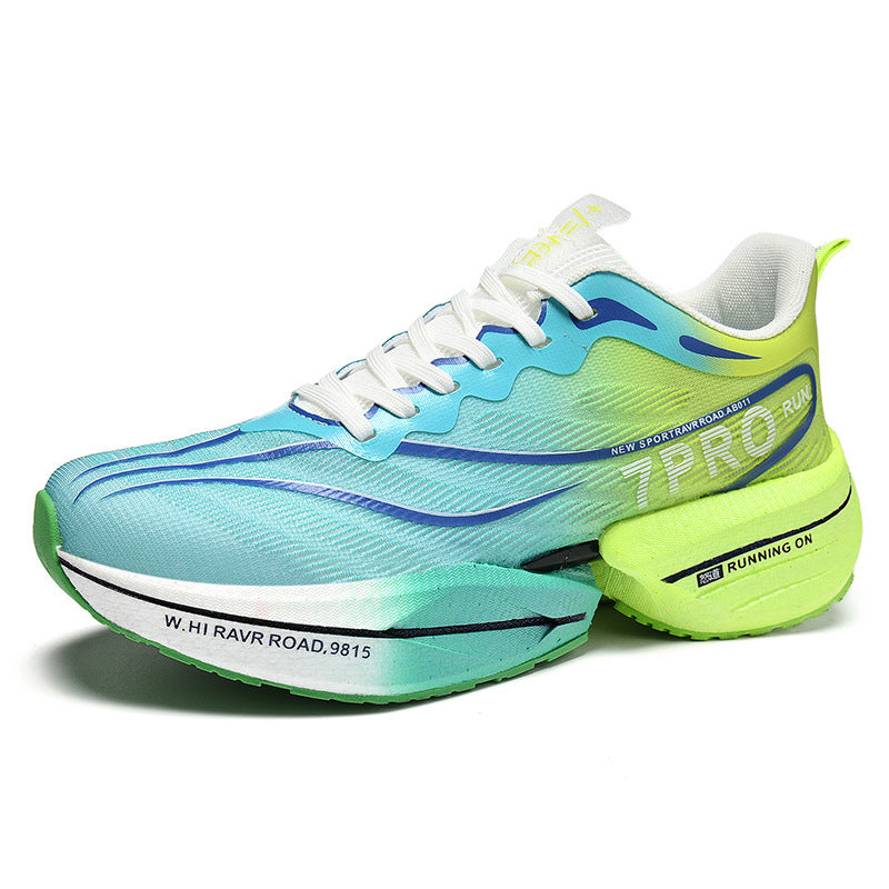Unisex breathable lightweight running shoes with cushioned sole and vibrant color design — Trend Step