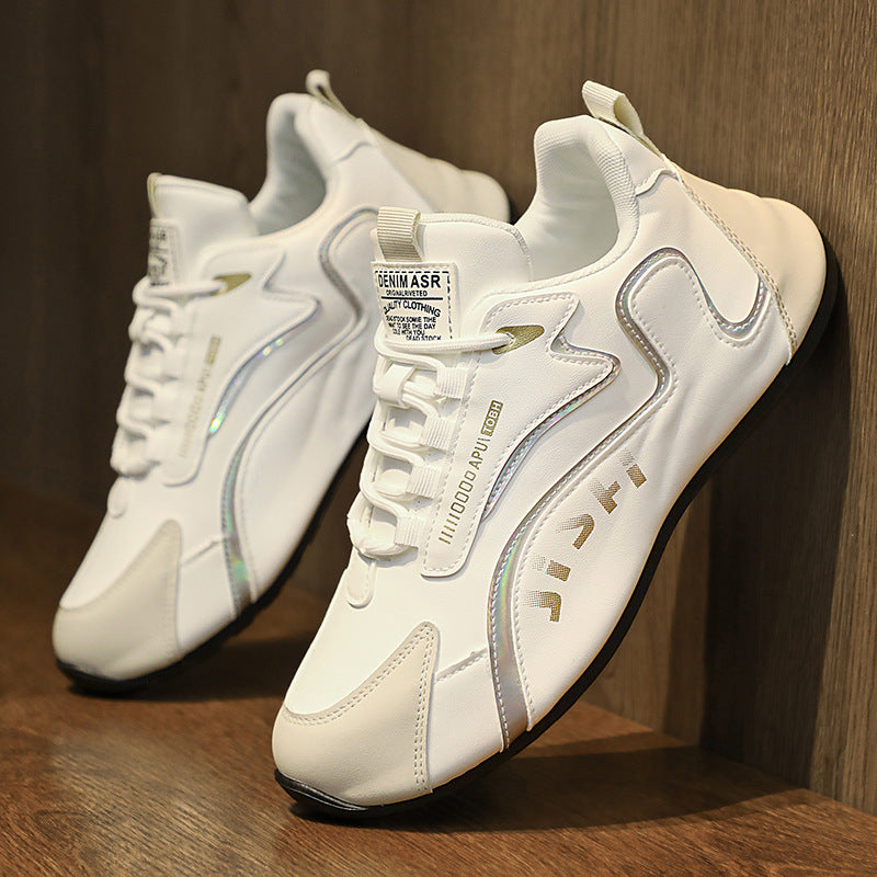 Men’s colorblock breathable performance running shoes with cushioned sole — Trend Step luxury footwear