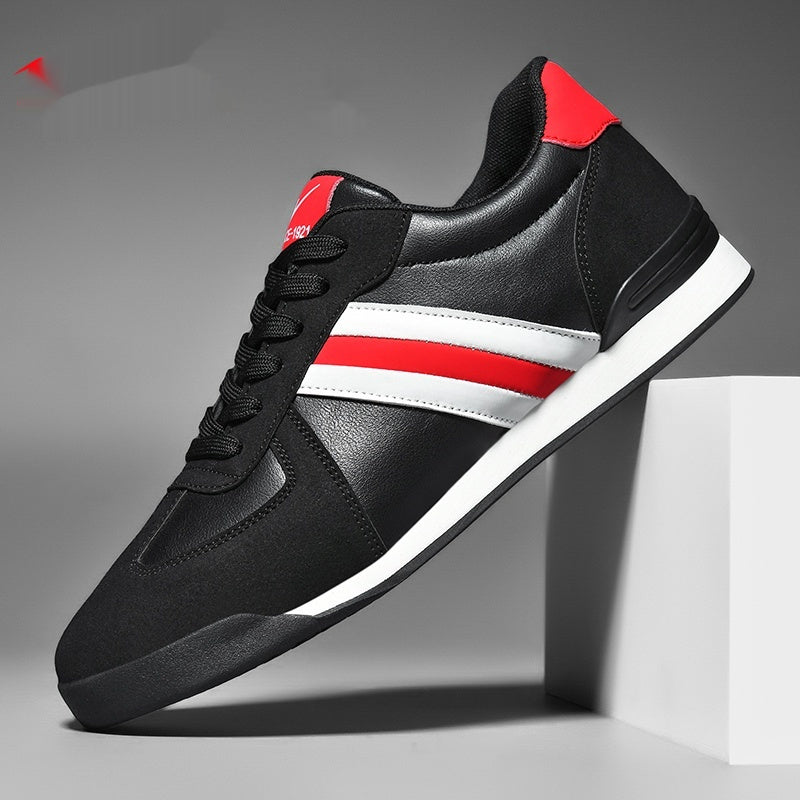 “Women’s lightweight casual running sneakers in beige and navy — Trend Step stylish comfort footwear”