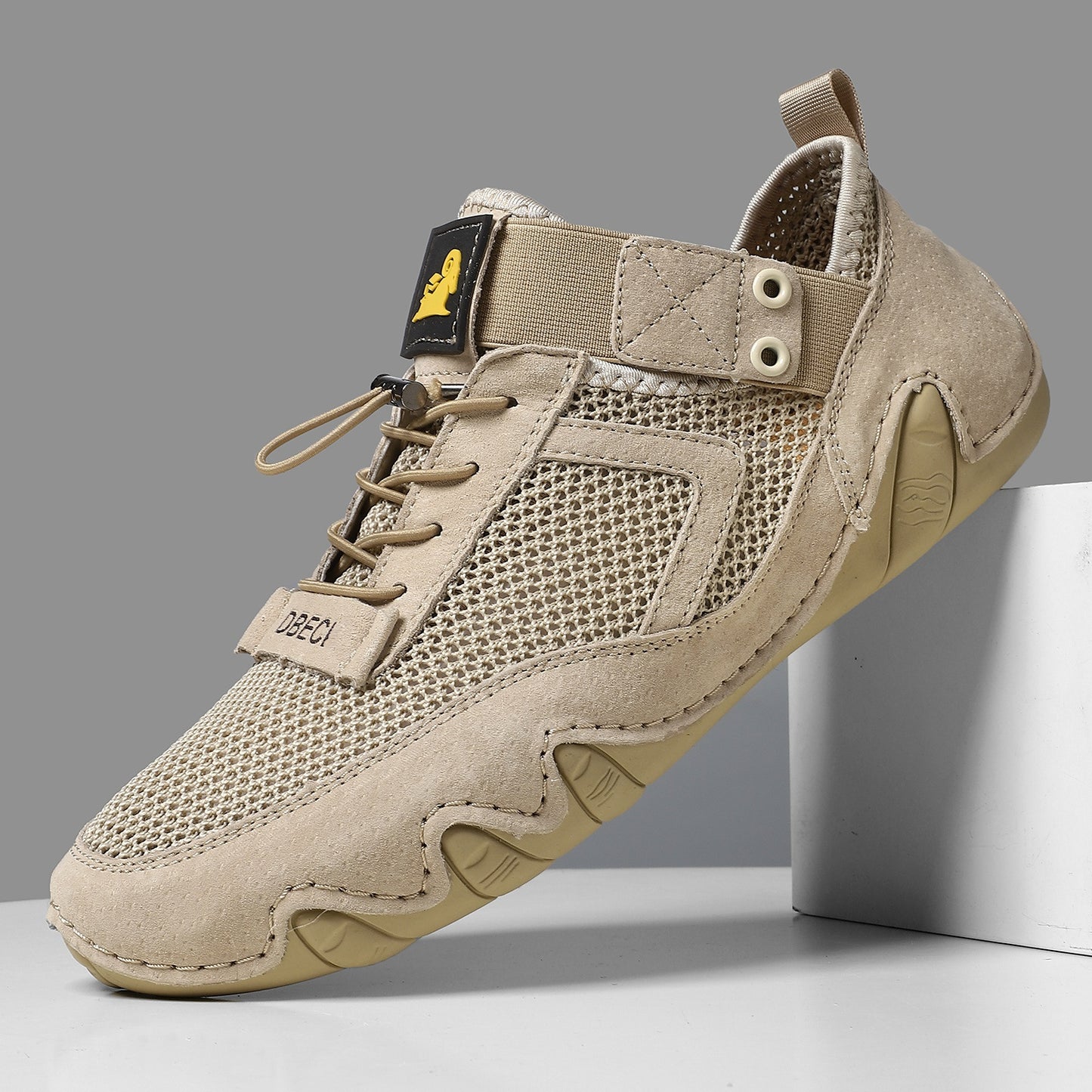 “Lightweight breathable men’s mesh casual shoes with soft flexible sole — Trend Step”