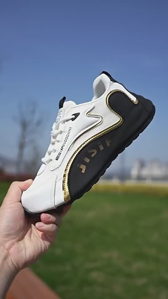 Men’s colorblock breathable performance running shoes with cushioned sole — Trend Step luxury footwear