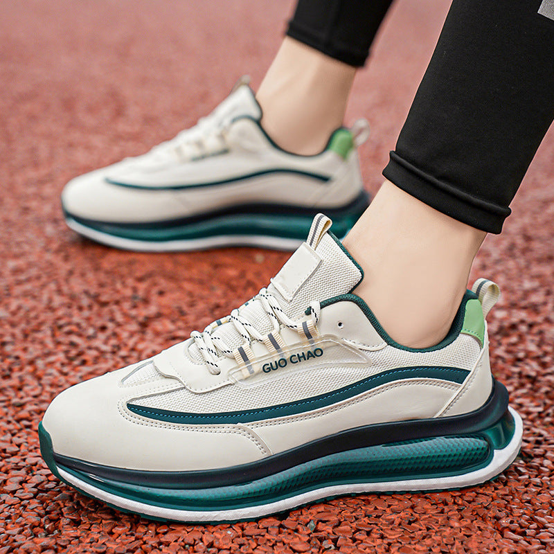 Men’s summer mesh performance running shoes with cushioned sole and blue detailing — Trend Ste