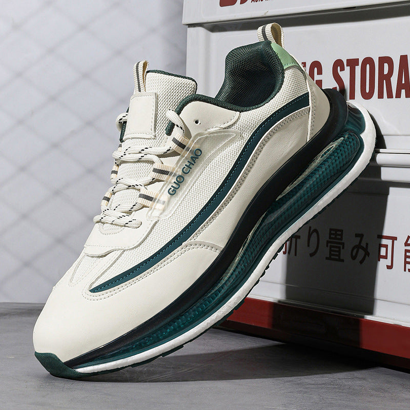 Men’s summer mesh performance running shoes with cushioned sole and blue detailing — Trend Ste